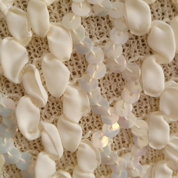 Vintage Shift Top / Iridescent White / Fits Medium - Large - Picture 3 of 5